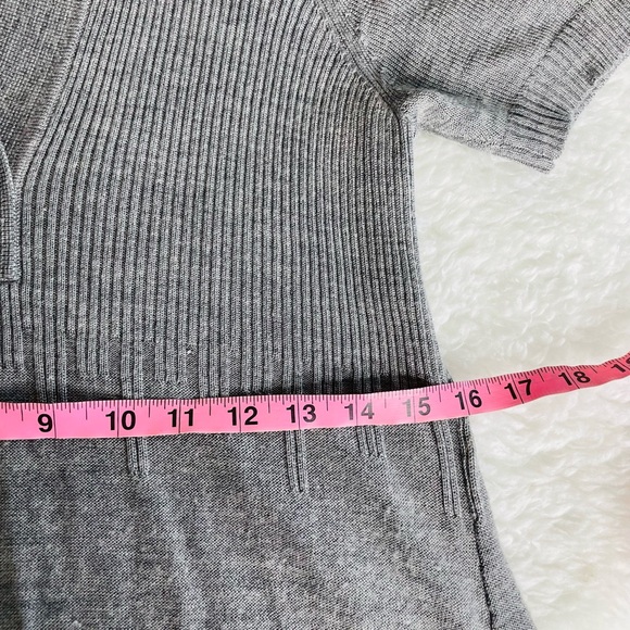ANTHROPOLOGIE UNCLE FRANK WMNS KNIT SWEATER SLIP ON DRESS SIZE SMALL GRAY - Picture 6 of 11
